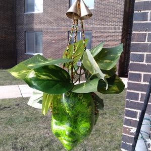 Hanging Doll Head Planter